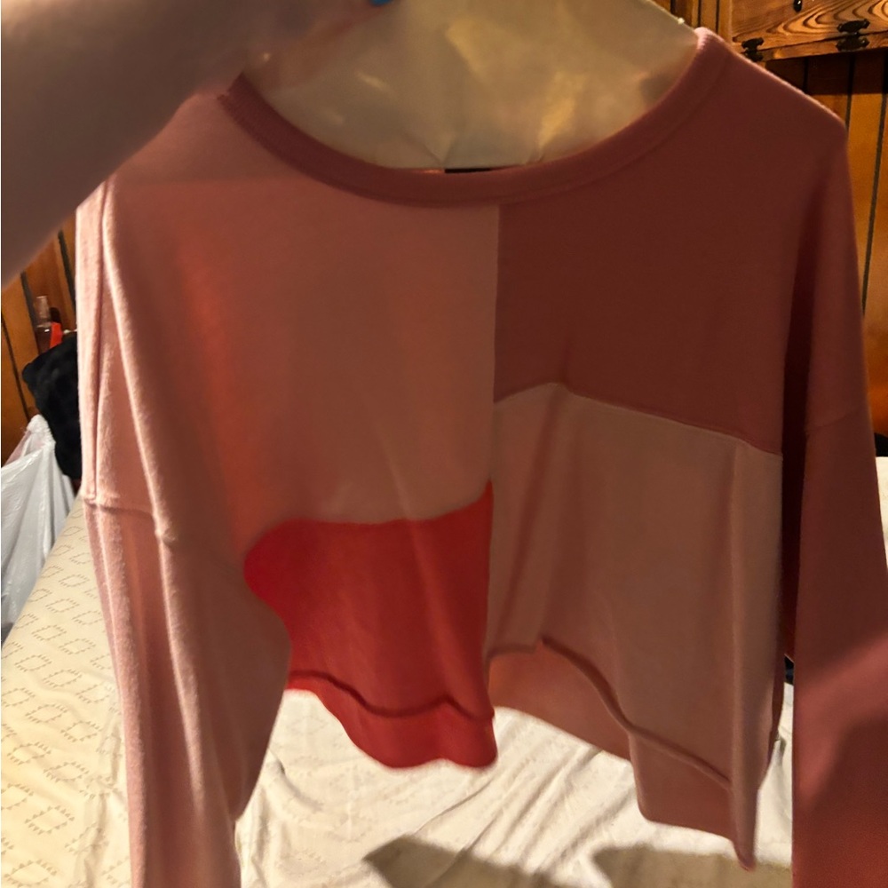 Wild Fable Women's Sweater - Coral and Peach